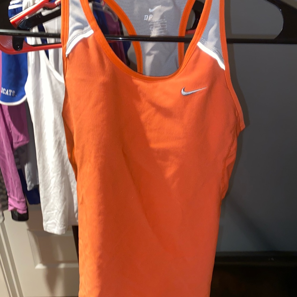 Orange Nike tank